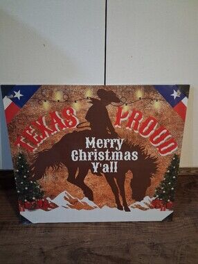 The Texas Essentials Decorative Western Christmas Wall Art